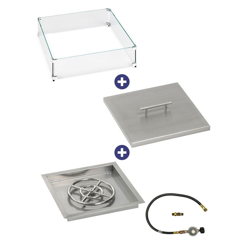 Load image into Gallery viewer, Square Drop-In Pan with Match Light Kit - Bundle

