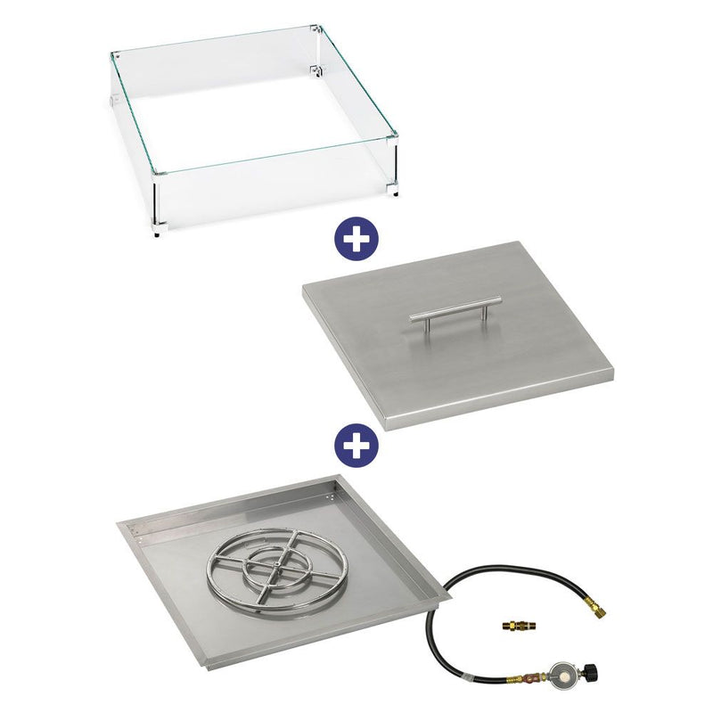 Load image into Gallery viewer, Square Drop-In Pan with Match Light Kit - Bundle
