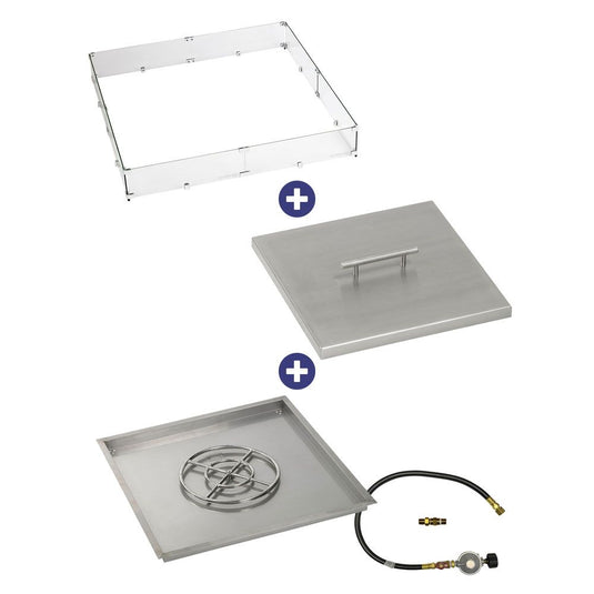 Square Drop-In Pan with Match Light Kit - Bundle
