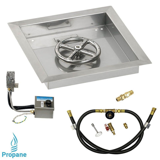 Square Stainless Steel Drop-In Pan with AWEIS System