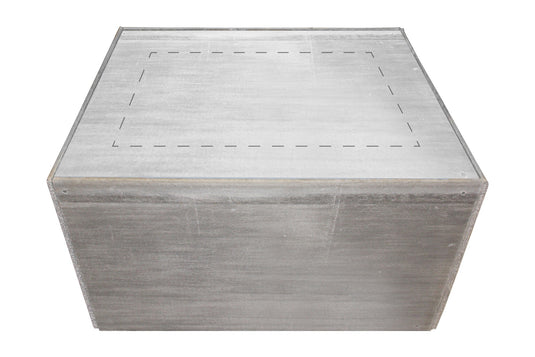 Firegear 60" Structural Steel Square Ready To Finish Fire Pit Enclosure - RTF-S60