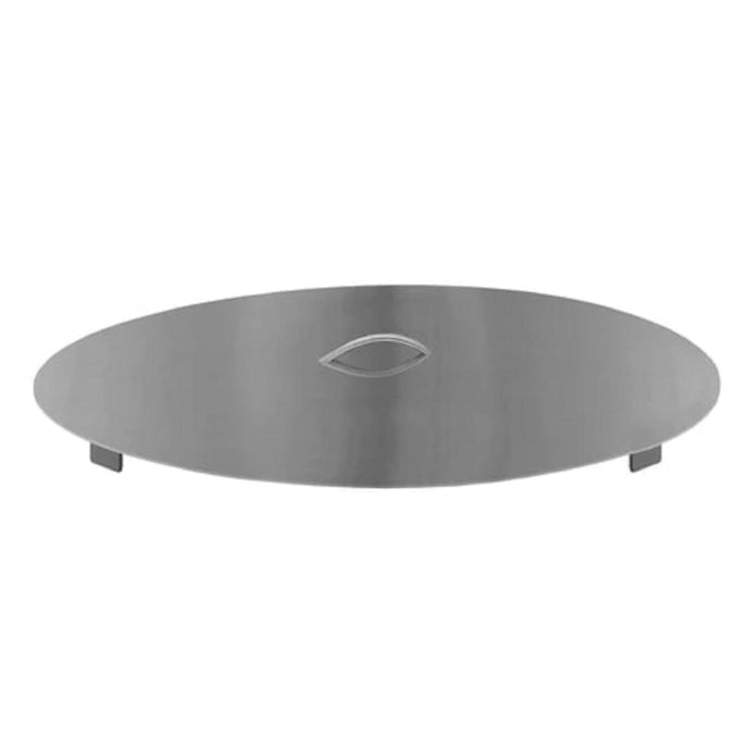 Firegear Sleek And Round Flat 304 Stainless Steel Fire Pit Lid With Handle