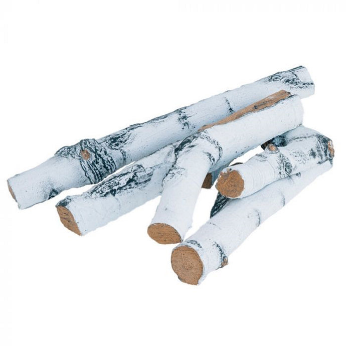 Firegear 5-Piece Heavy Duty Heat Resistant Premium Birch Refractory Concrete Log Set