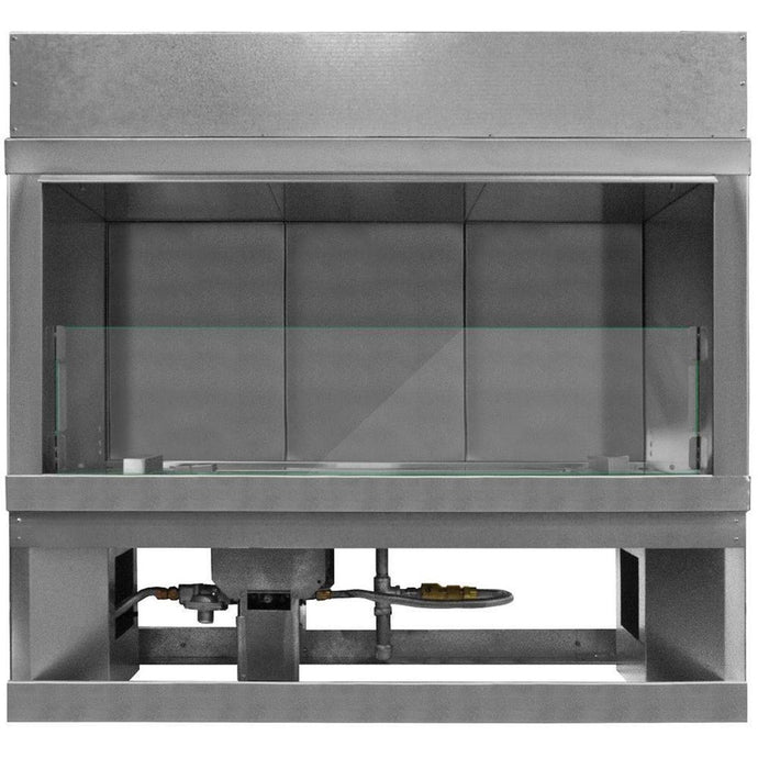 Firegear OFP-48LECO-N Kalea Bay 304 Stainless Steel Linear Fireplace 48