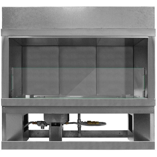 Firegear OFP-60LECO-N Kalea Bay 304 Stainless Steel Linear Fireplace 60