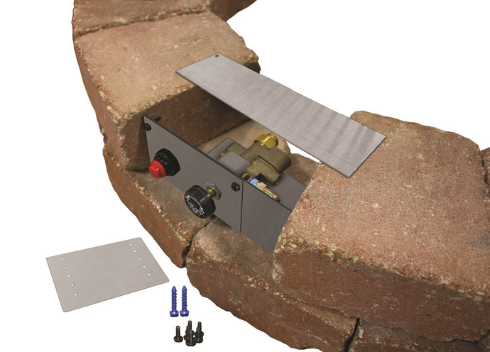 Firegear Paver Fire Pit Enclosure Control Panel Kit For TPSi Ignition Systems