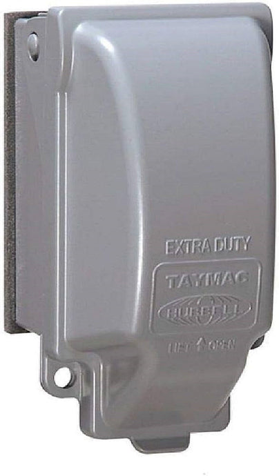 Firegear Grey Single Gang Weather Cover For Wall Switch
