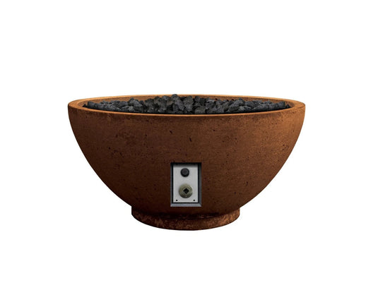 Firegear Durable Concrete Sanctuary 2 Gas Fire Pit Table With AWS Ignition System - 65K BTU LP