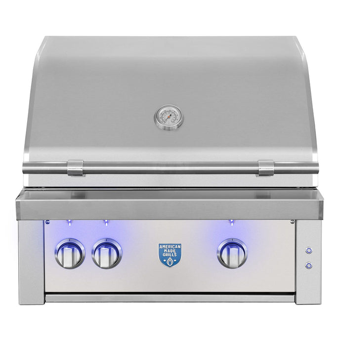 American Made Grills Stainless Steel Adjustable Estate Gas Grills - Liquid Propane - Hybrid