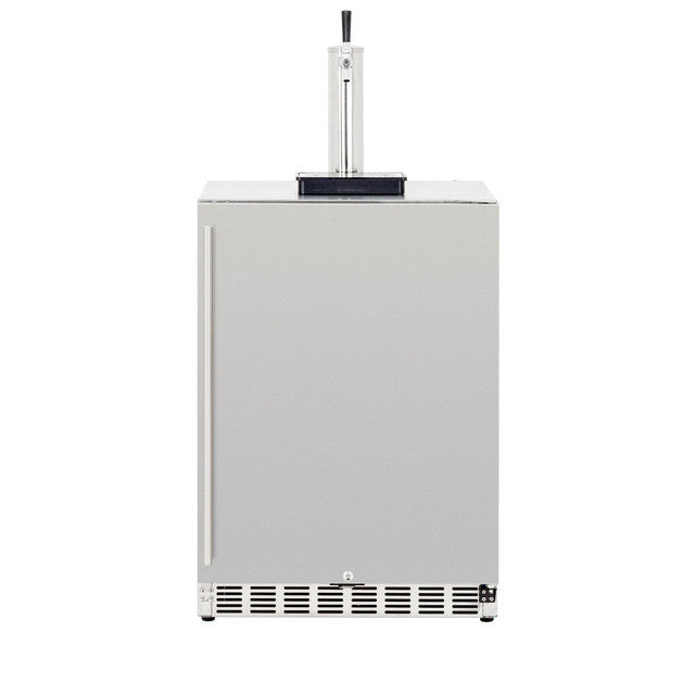 Summerset Grills 6.6C Deluxe 304 Stainless Steel Outdoor Rated Completed Single Tap Kegerator