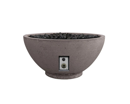 Firegear 39" Sanctuary 2 Round Gas Fire Pit Bowl With Match Throw Ignition System - 65K BTU NG