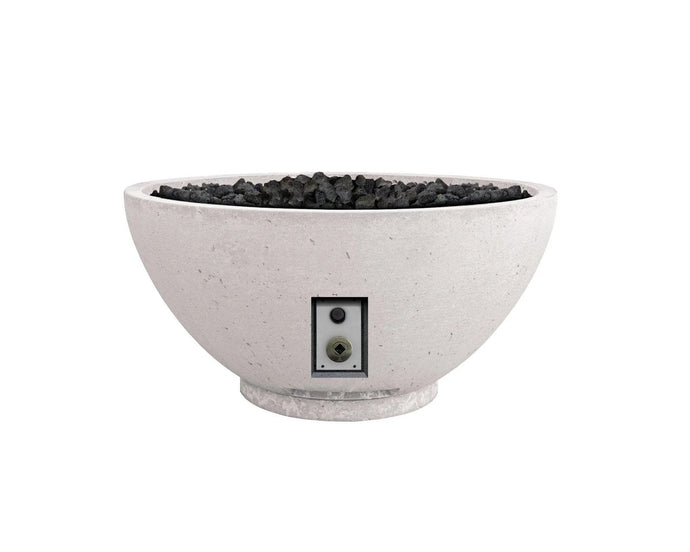 Firegear Durable Concrete Sanctuary 2 Gas Fire Pit Table With AWS Ignition System - 65K BTU NG LP
